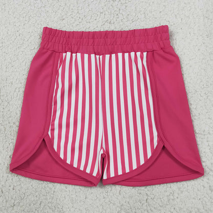 Baby Girls Shorts Pink Stripe Yoga Active Shorts Bottom SS0949