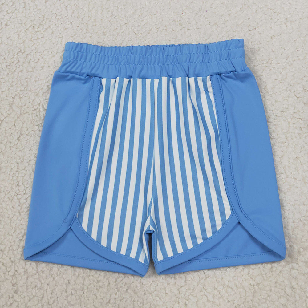 Baby Girls Shorts Blue Stripe Yoga Active Shorts Bottom SS0950