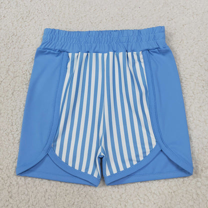 Baby Girls Shorts Blue Stripe Yoga Active Shorts Bottom SS0950