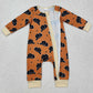 Baby Infant Boys Rompers Brown Western Hats Long Sleeve Zip Rompers LR1758