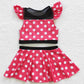 Boutique Baby Girls Swimsuit Summer Red Dots Skirts 2pcs swimsuits S0147