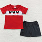 Boutique Baby Boys Clothes Summer Cotton Embroidery Kids Sibling Shorts sets BSSO0092