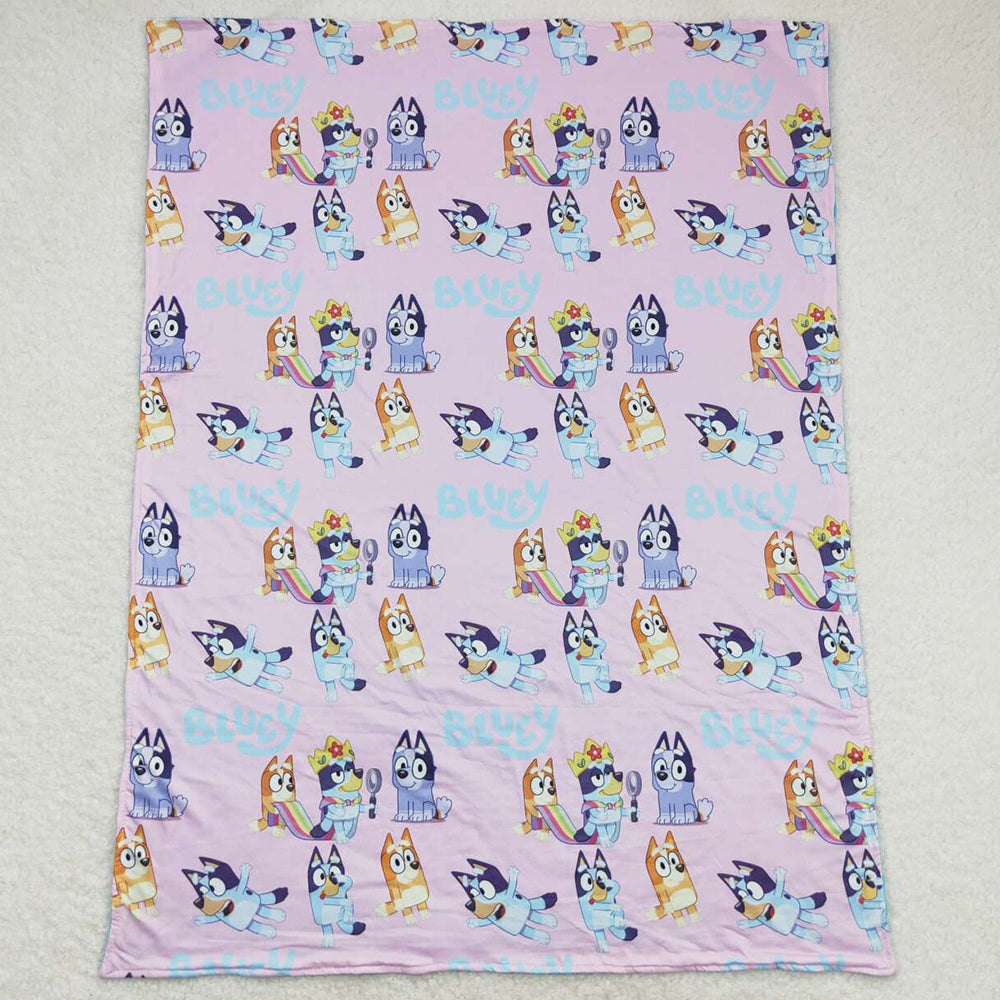 Baby Girls Blankets Pink Dogs Blankets BL0130