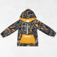 Baby Boys Clothes Top Mustard Camo Hooded Zip Fall Pullovers Tops BT0755