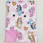 Baby Kids Girls Blankets Pink Valentines Cartoon Hearts Blankets BL0114