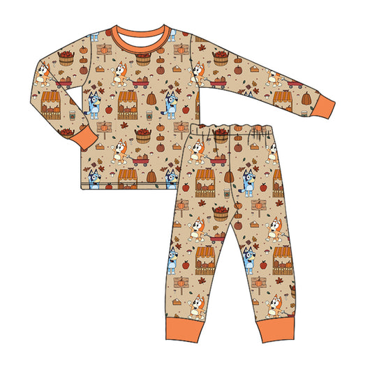 Boutique Baby Boys Pajamas Halloween Kids Boys Sleepwear Sets Preorder Moq 5