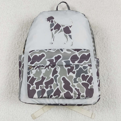 Baby Kids Boys Backpacks Camo Dog Hunting Backpack Zip Back Bags BA0268 4.21