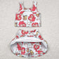 Baby Girls Clothes Sleeveless Cartoon  Top Skort Yoga Sets GSD2354 4.22
