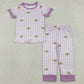 Baby Boys Pajamas Embroidery King Cake Mardigras Donuts Checked Pants Pajamas Sets BSPO0630 12.31