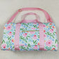 Kids Girls Bags Pink Ruffle Floral Print Gym Duffle Bags BA0290 4.21
