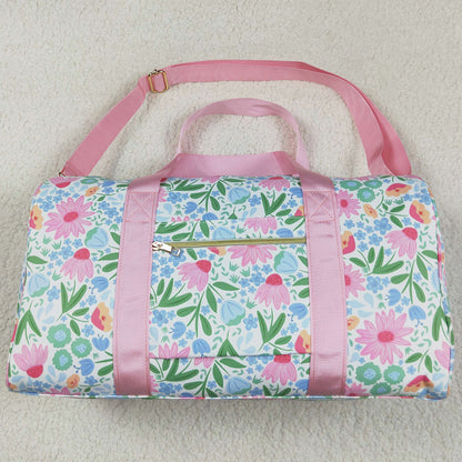 Kids Girls Bags Pink Ruffle Floral Print Gym Duffle Bags BA0290 4.21