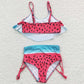 Baby Girls Swimsuit Watermelon Cute 2 pieces Swimsuits S0143