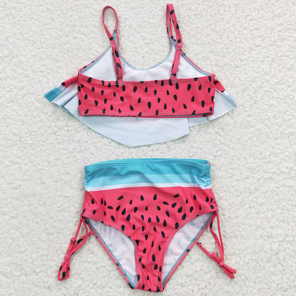 Baby Girls Swimsuit Watermelon Cute 2 pieces Swimsuits S0143