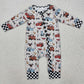 Baby Infant Boys Rompers Flag Zip Rompers LR2160