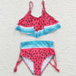 Baby Girls Swimsuit Watermelon Cute 2 pieces Swimsuits S0143