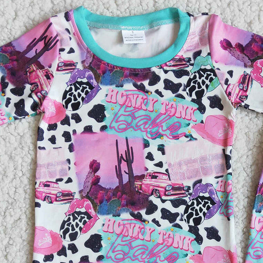 Fashion Kids Clothes Girls Pajamas Set Wholesale Baby Girl Sleepwear Outfit E11-4