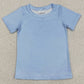 Baby Boys Clothes Blue Short Sleeve Dogs Fishing Hunting T-shirts Top BT1761
