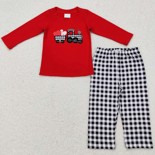 Valentine's Day Boys Clothes Kids Girls Sibling Clothing Sets BLP0403