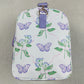 Kids Children Girls Bags Lavender Ruffle Butterfly Floral Print Gym Duffle Bags BA0293 7.7