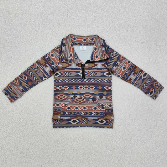 Baby Boys Clothes Camo Longhorn Long Sleeve Zip Pullovers Tops BT1069