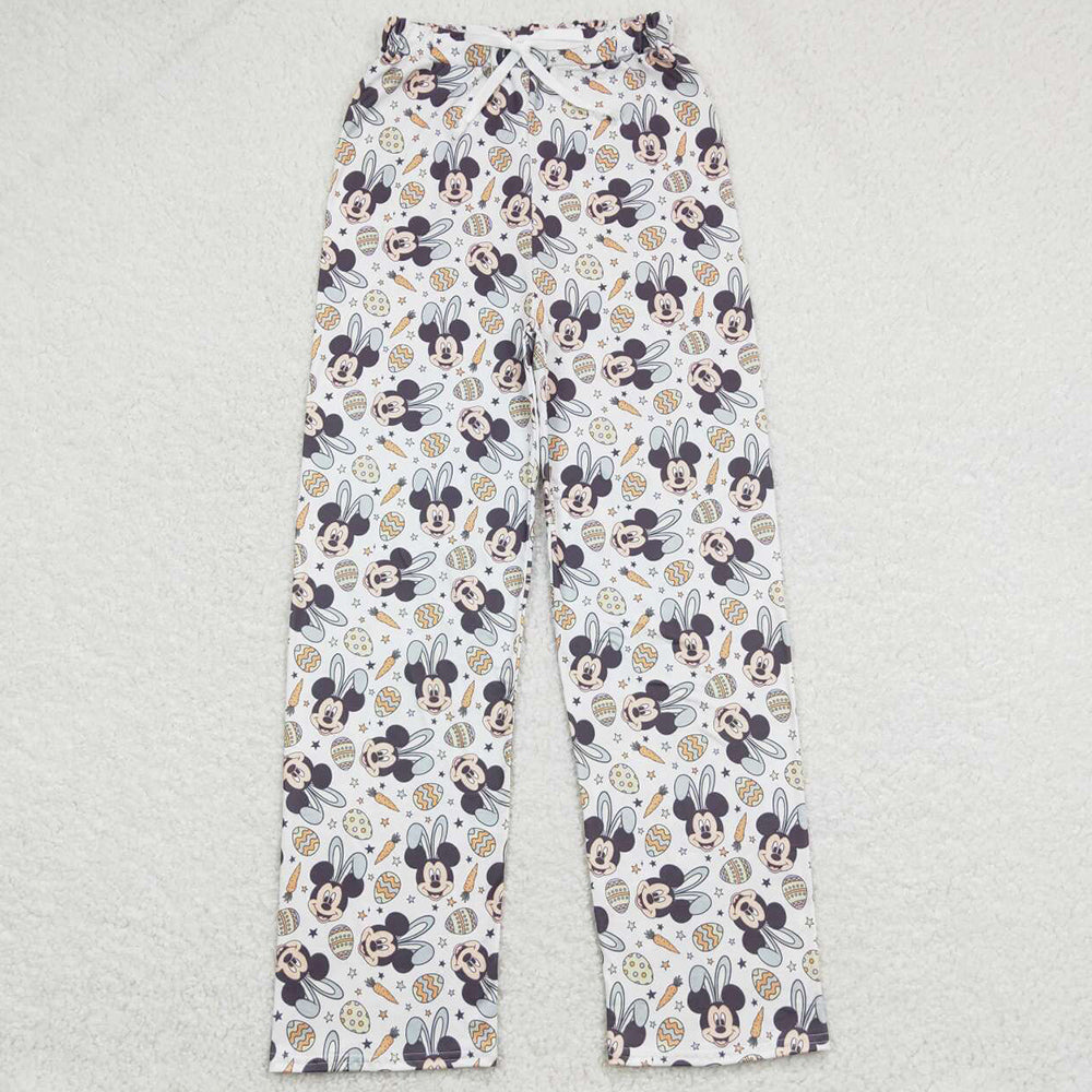 Adult Women Men Pants Easter Eggs Carrots Rabbits Bottom Pants Pajamas P0429