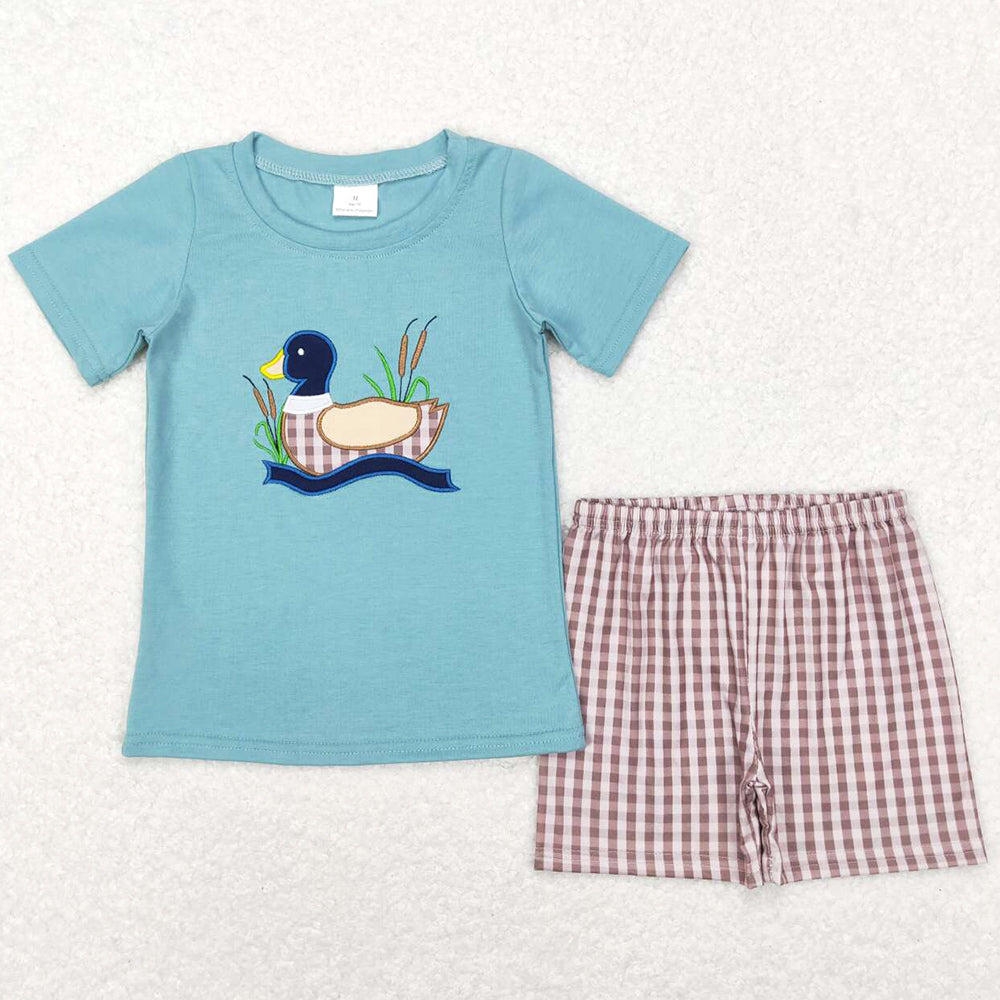 Baby Boys Clothes Duck Short Sleeve Tops Shorts Sets BSSO0281