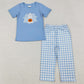 Baby Boys Clothes Embroidery Ghosts Pumpkins Top Pant Halloween Sets BSPO0581 GSPO2058 9.13
