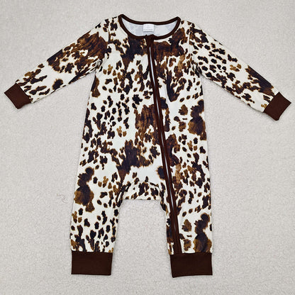 Boutique Baby Kids Rompers Cow Zip Rompers LR2189 4.2
