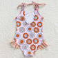 Flower Print Cute Girls Swimsuit S0151