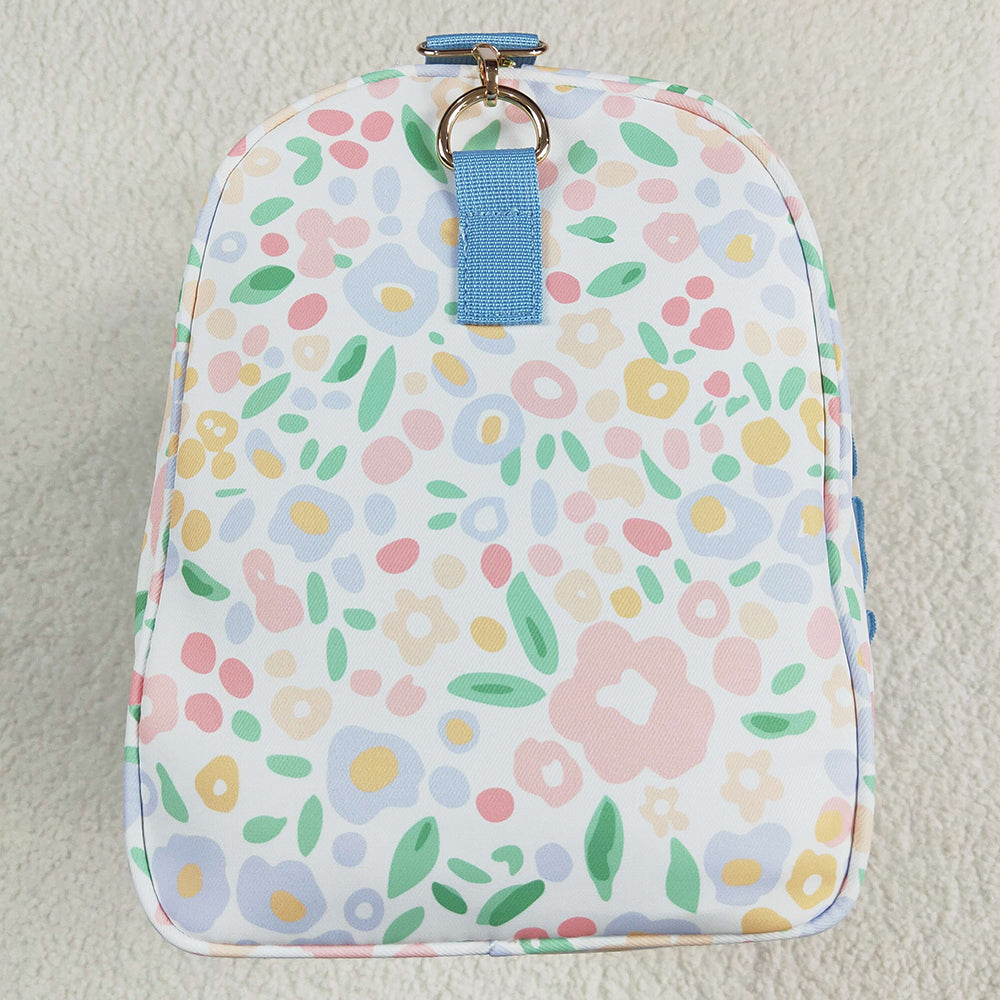 Kids Children Adult Bags Blue Ruffle Colorful Leopard Print Gym Duffle Bags BA0292 7.7
