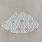 Baby Girls Skirts Colorful Pumpkins Bows Checked Fall Yoga Active Skirt Shorts Bottom GLK0317