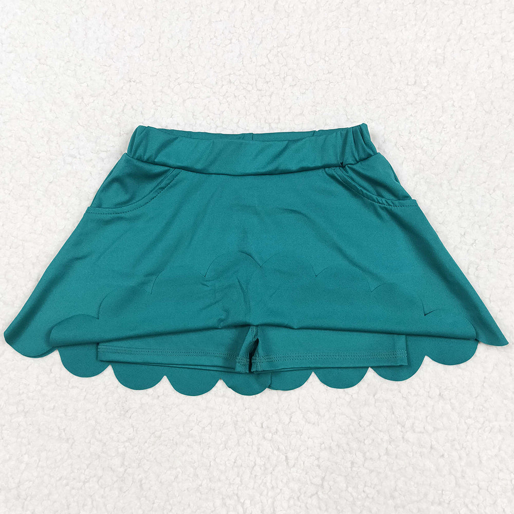 Baby Girls Skirts Dark Green Yoga Skorts Bottoms GLK0077 5.22
