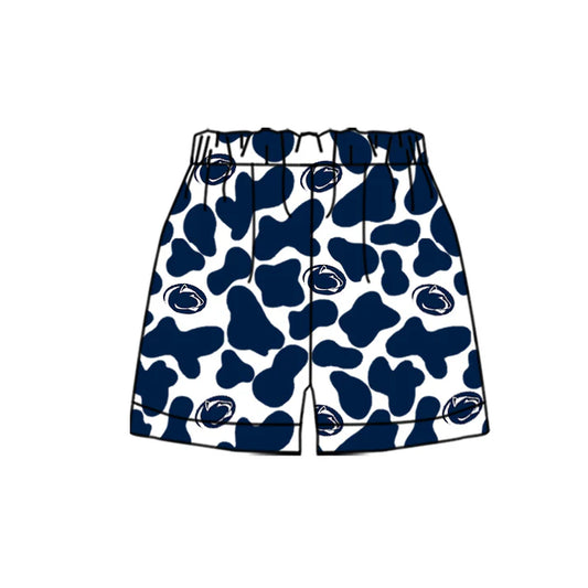 MOQ 5 pcs navy camo kids boys team shorts 8.18