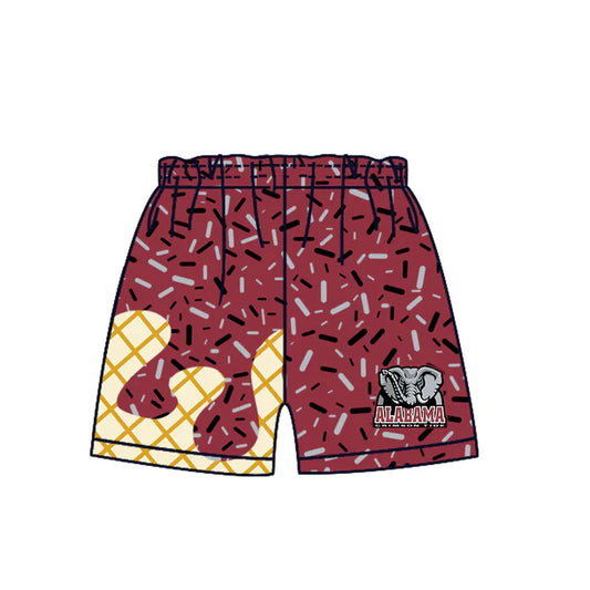 Preorder MOQ 5 pcs A elephant ice cream sprinkle boys team shorts 8.21