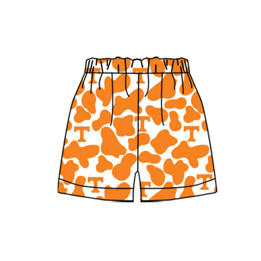 MOQ 5pcs T yellow camo kids boys team shorts 8.18