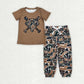 Sibling Baby Boys Southern Camo Baseballs Top Legging Jogger Pants Team Clothes Sets 1.8