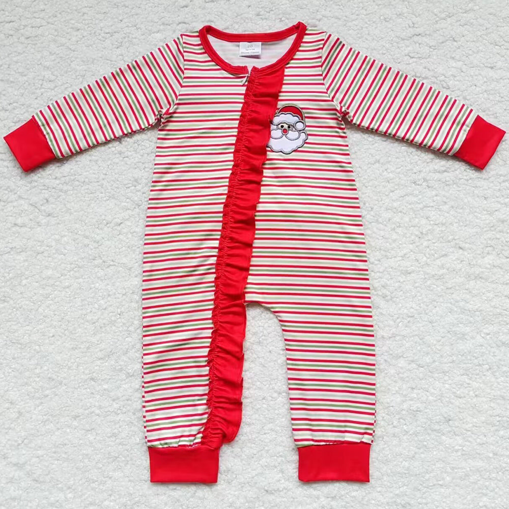 Christmas Baby Rompers Embroidery Boutique Sibling Boys Rompers LR0442 LR0441