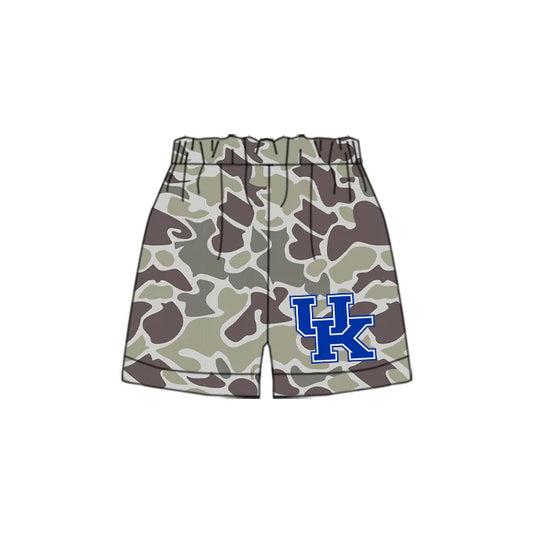 Preorder(moq 5) Baby Boys Khaki Camouflage UK Team Sports Shorts 6.26