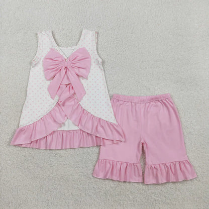 Sibling Baby Boys Girls Embroidery Golf Trucks Top Shorts Clothes Sets