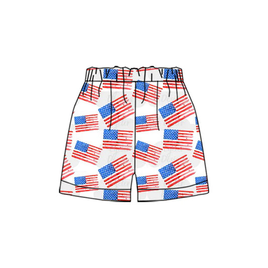 Preorder(moq 5) Baby Boys Flags Sports Shorts 5.10