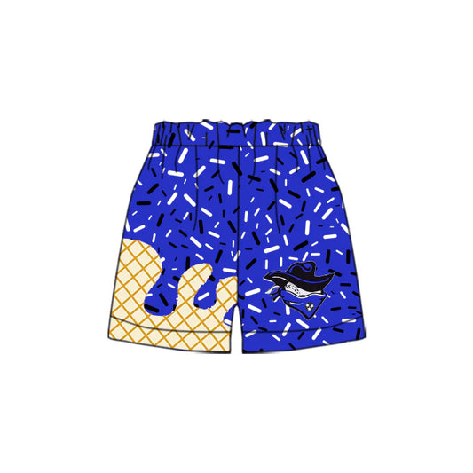 Preorder(moq 5) Baby Boys Blue Outlaws Team Sports Shorts 7.25