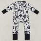Baby Kids Rompers Black Bows Girls Zipper Rompers LR2253 6.9