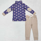 Baby Boys Clothes Fall Deers Pullovers Tops Shirt Pants Sets BLP0494