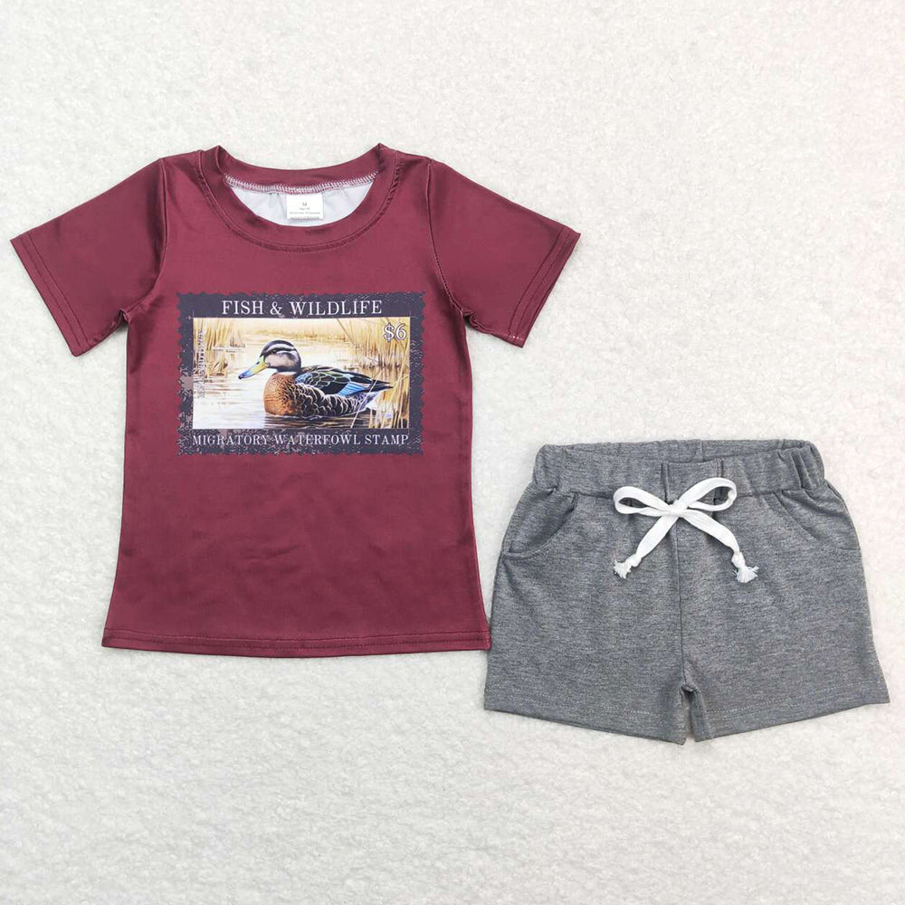 Boutique Boys Clothing Summer Shorts Set BSSO0472