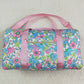 Pink Baby Girls Adult Bags Ruffle Floral Print Gym Duffle Bags BA0291 7.7