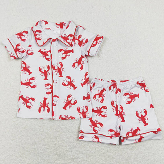 Sibling Baby Boys Pajamas Button Top Shorts Summer Western Pajamas Sets 5.28