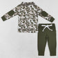 Baby Boys Clothes Fall Green Ducks Camo Pullovers Tops Shirt Pants Sets BLP0493