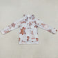 Baby Girls Clothes Tops Long Sleeves Cartoon Zipper Pocket Hoodies Tops GT0989 5.8