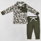 Baby Boys Clothes Fall Green Ducks Camo Pullovers Tops Shirt Pants Sets BLP0493