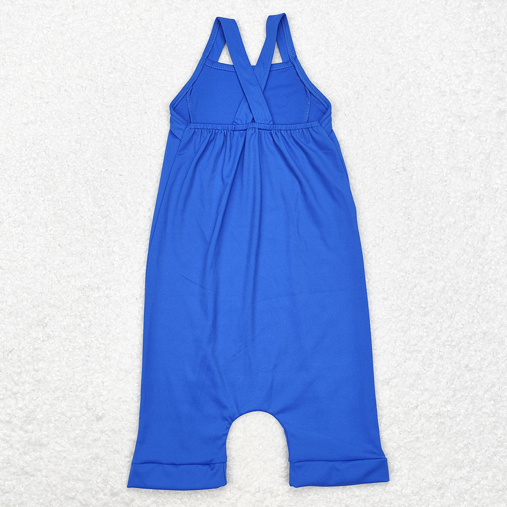 Baby Girls Jumpsuits Blue Active Wear Athletic Jumpsuits S0452